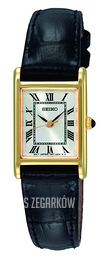 Seiko Dress Ladies Srebrny/Skóra 20x17 mm SXGN56P1