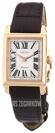 Seiko Premier Srebrny/Skóra SXGP18P1