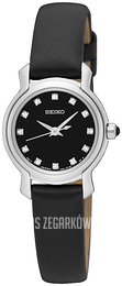 Seiko Classic Czarny/Skóra Ø22 mm SXGP67P1