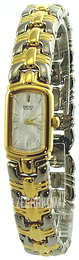 Seiko Dress Ladies Srebrny/Stal w odcieniu złota SZZ756