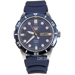 Seiko 5 Niebieski/Guma Ø45 mm SRP677K2