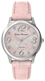 Serene Marceau Diamond Pont des Arts Różowy/Skóra Ø32 mm S009.08