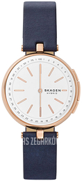 Skagen Signatur Biały/Skóra Ø36 mm SKT1412