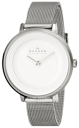 Skagen Ditte Biały/Stal Ø30 mm SKW2211