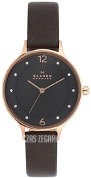 Skagen Anita Szary/Skóra Ø30 mm SKW2267