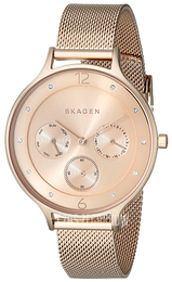Skagen Anita Różowe złoto/Stal w kolorze różowego złota Ø36 mm SKW2314