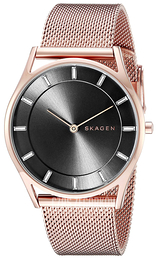 Skagen Holst Szary/Stal w kolorze różowego złota Ø34 mm SKW2378