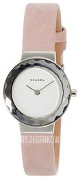 Skagen Leonora Biały/Skóra Ø25 mm SKW2425