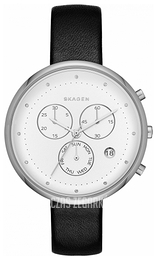 Skagen Gitte Biały/Skóra Ø38 mm SKW2427