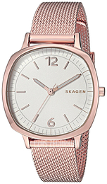 Skagen Rungsted Biały/Stal w kolorze różowego złota SKW2629