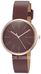 Skagen Signatur Czerwony/Skóra Ø30 mm SKW2646