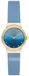 Skagen Freja Lille Niebieski/Skóra Ø26 mm SKW3059