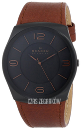 Skagen Perspektiv Czarny/Skóra Ø45 mm SKW6040
