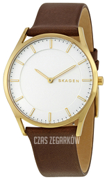 Skagen Holst Biały/Skóra Ø40 mm SKW6225