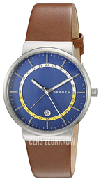 Skagen Ancher Niebieski/Skóra Ø38 mm SKW6253