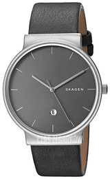 Skagen Ancher Szary/Skóra Ø40 mm SKW6320