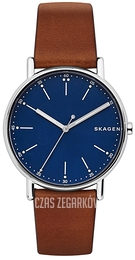 Skagen Signatur Niebieski/Skóra Ø40 mm SKW6355
