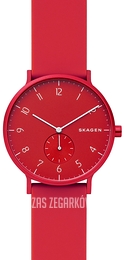 Skagen Aaren Czerwony/Guma Ø41 mm SKW6512