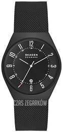 Skagen Grenen Czarny/Stal Ø37 mm SKW6817