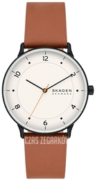 Skagen Riis Biały/Skóra Ø40 mm SKW6883