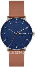 Skagen Riis Niebieski/Skóra Ø40 mm SKW6885