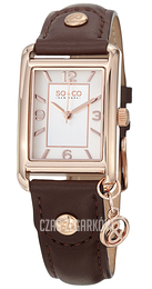 So & Co New York Madison Srebrny/Skóra 5024.3