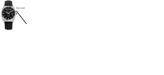 So & Co New York Madison Czarny/Skóra Ø38 mm 5041.1