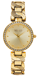 So & Co New York SoHo Żółte złoto/Stal w odcieniu złota Ø36 mm 5062.2