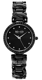 So & Co New York SoHo Czarny/Stal Ø36 mm 5062.4