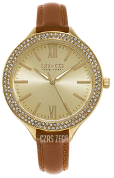 So & Co New York Studio Szampański/Skóra Ø38 mm 5089.2