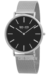 So & Co New York Madison Czarny/Stal Ø41 mm 5102.1