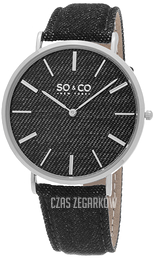 So & Co New York SoHo Czarny/Skóra Ø41 mm 5103.1