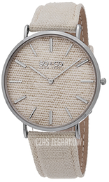 So & Co New York SoHo Beżowy/Skóra Ø41 mm 5103.3