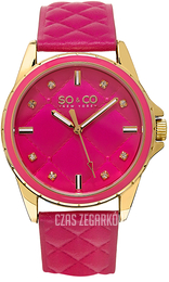 So & Co New York SoHo Różowy/Skóra Ø38 mm 5201.2