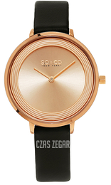 So & Co New York Madison Różowe złoto/Skóra Ø36 mm 5204L.5