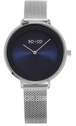 So & Co New York Madison Niebieski/Stal Ø37 mm 5204M.2