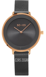 So & Co New York Madison Szary/Stal Ø37 mm 5204M.4