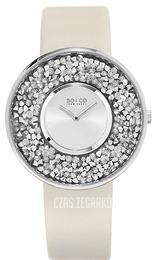 So & Co New York SoHo Srebrny/Satyna Ø40 mm 5223.1