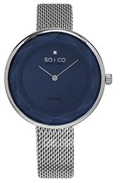 So & Co New York SoHo Niebieski/Stal Ø38 mm 5233M.2