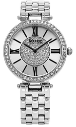 So & Co New York Lenox Srebrny/Stal Ø38 mm 5235.1