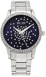 So & Co New York Lenox Niebieski/Stal Ø40 mm 5239.2