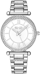 So & Co New York Madison Biały/Stal Ø36 mm 5515.1