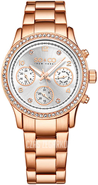 So & Co New York Madison Srebrny/Stal w kolorze różowego złota Ø38 mm 5567.4
