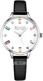 So & Co New York Chelsea Biały/Skóra Ø34 mm 5570.1