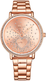 So & Co New York Madison Różowe złoto/Stal w kolorze różowego złota Ø39 mm 5580.3