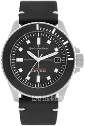 Spinnaker Spence Czarny/Skóra Ø42 mm SP-5063-01