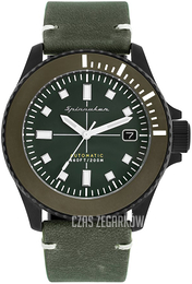 Spinnaker Spence Zielony/Skóra Ø42 mm SP-5063-03