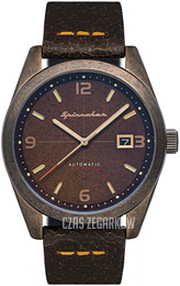 Spinnaker Fleuss Brązowy/Skóra Ø43 mm SP-5069-02