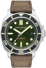 Spinnaker Hull Zielony/Skóra Ø42 mm SP-5088-03