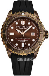 Stührling Original Depthmaster Heritage Brązowy/Guma Ø44 mm 1003.05